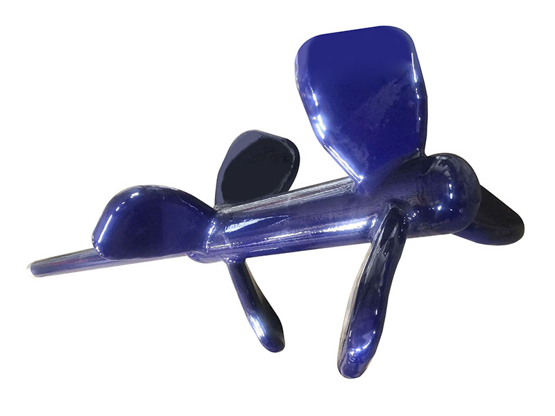 搪玻璃六叶轴六式搅拌器